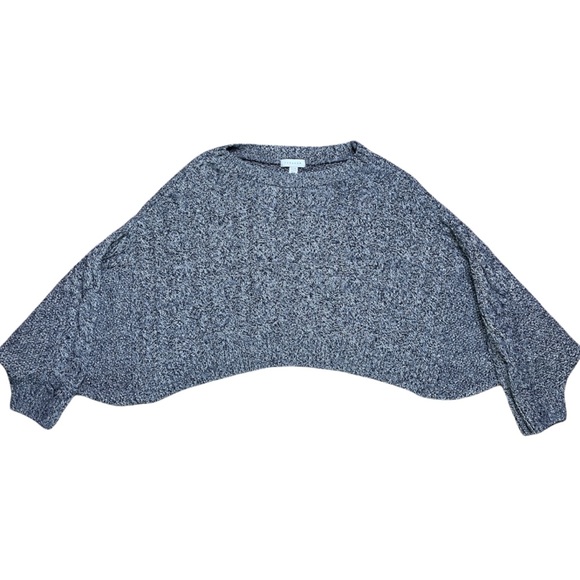 TOPSHOP Women Crop Batwing Sleeve Cable Sweater - Picture 2 of 9